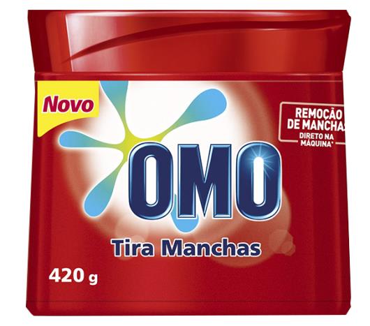 Tira manchas em pó OMO roupas coloridas 420g - Imagem em destaque
