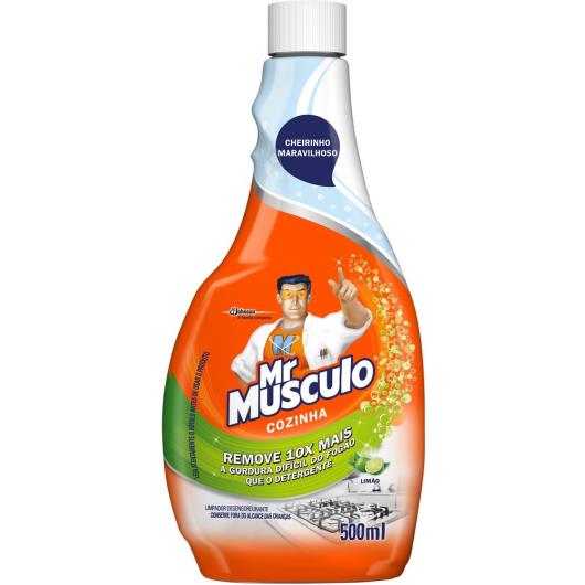 Desengordurante Mr Músculo Cozinha Refil Limão 500ml - Imagem em destaque