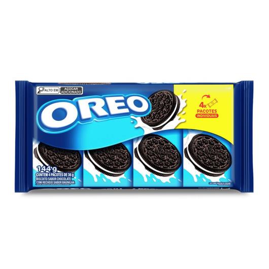 Biscoito recheado Oreo original multipack 144g - Imagem em destaque