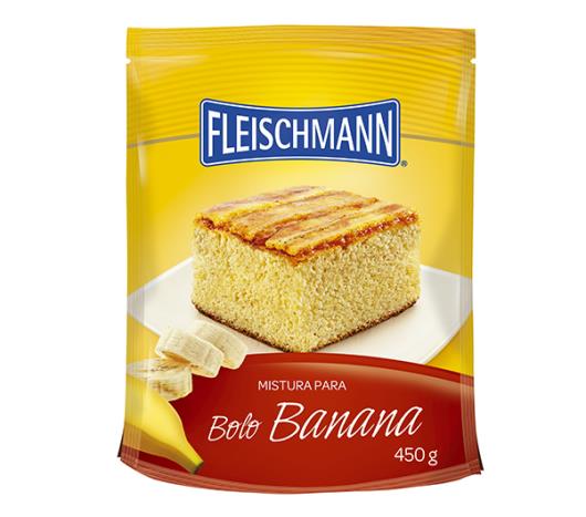 Mistura para bolo Fleischmann sabor banana 450g - Imagem em destaque
