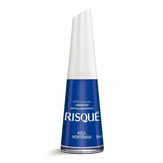 Esmalte Risqué Cremoso Art Azul Hortênsia - Imagem em destaque