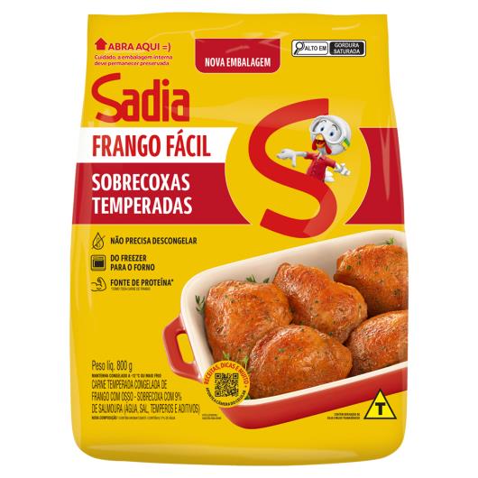 Sobrecoxa de frango temperado Sadia Fácil congelado 800g - Imagem em destaque