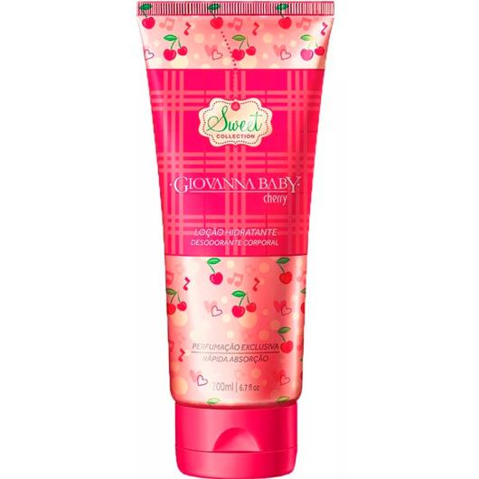 LOÇÃO HIDRATANTE GIOVANNA BABY CHERRY 200ML - Imagem em destaque