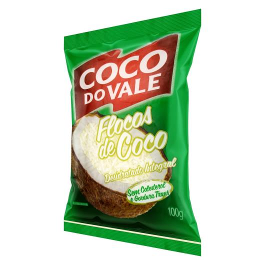 Coco Ralado Desidratado em Flocos Coco do Vale Pacote 100g - Imagem em destaque