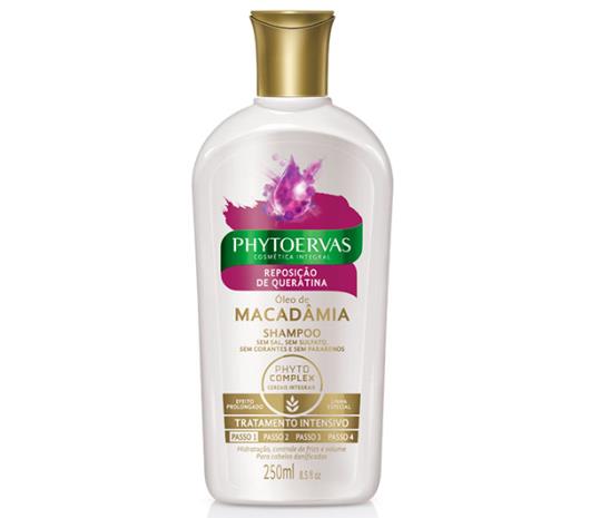 Shampoo Reposição de Queratina Óleo de Macadâmia Phytoervas 250ml - Imagem em destaque