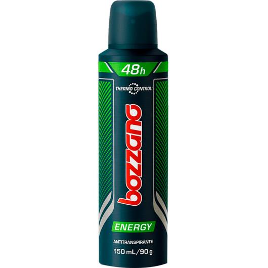 Desodorante Antitranspirante Aerossol Masculino Bozzano Energy 150ml - Imagem em destaque
