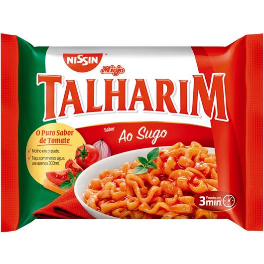 Macarrão Talharim Instantâneo ao Sugo Nissin 99g - Imagem em destaque