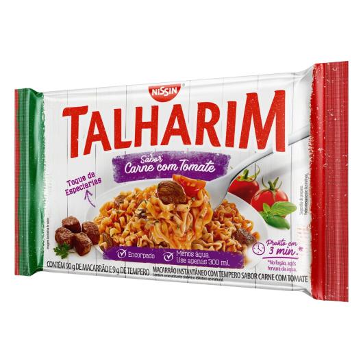 Macarrão Instantâneo Talharim Carne com Tomate Nissin Pacote 99g - Imagem em destaque