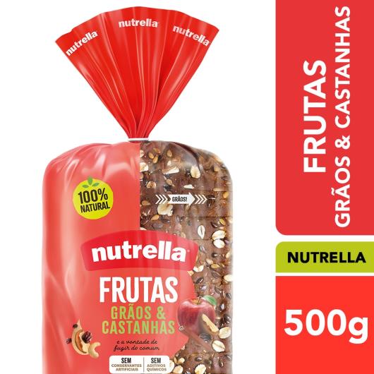 Pão Nutrella Supreme Frutas, Grãos e Castanhas 500g - Imagem em destaque