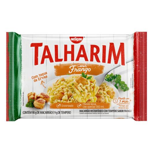 Macarrão Instantâneo Talharim Frango Nissin Pacote 99g - Imagem em destaque