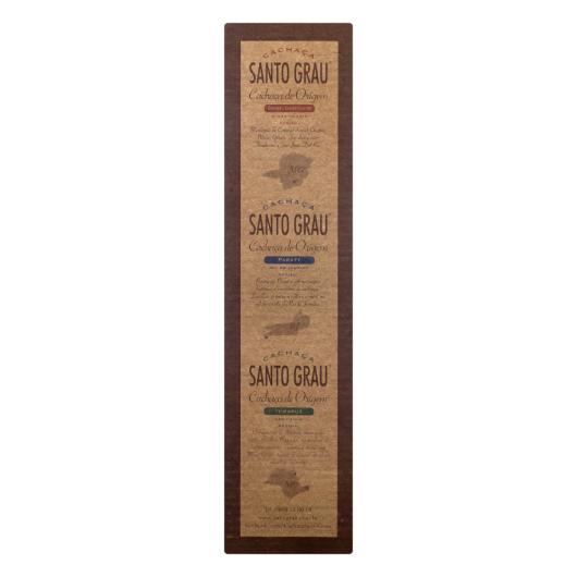 Kit 3 Copos + 3 Cachaças Clássicas Santo Grau 375ml Cada - Imagem em destaque
