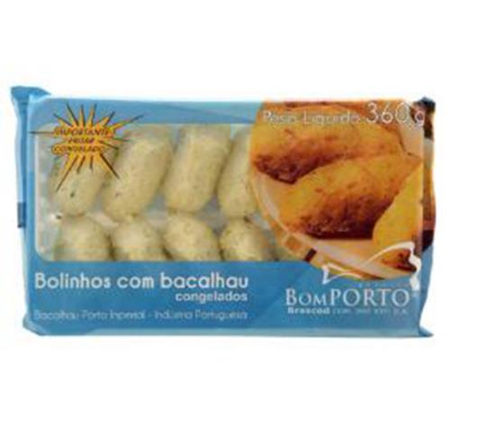 Bolinho de Bacalhau Congelado Bom Porto 360g - Imagem em destaque