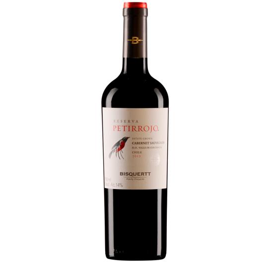 Vinho Chileno Petirrojo Reserva Cabernet Sauvignon Tinto 750ml - Imagem em destaque