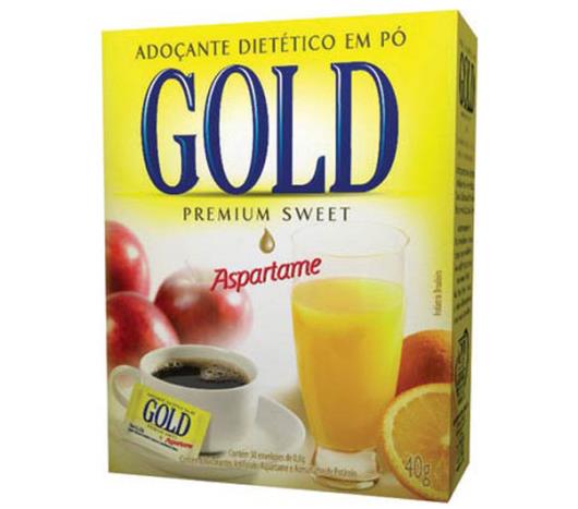 Adoçante Gold Premium Sweet em Pó Aspartame 40g - Imagem em destaque