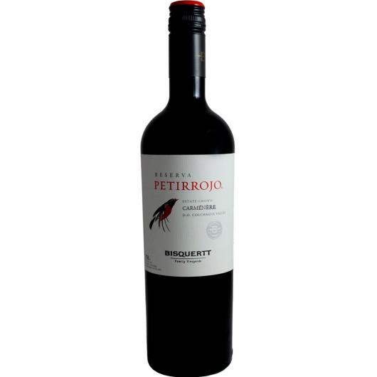 Vinho Chileno Petirrojo Reserva Carménere Tinto 750ml - Imagem em destaque