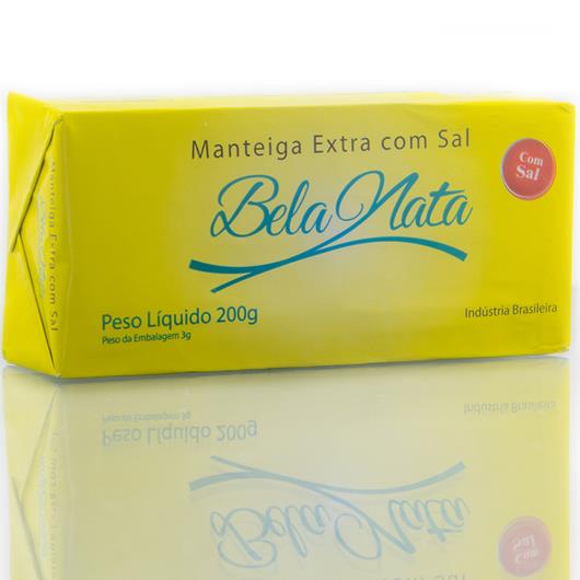 Manteiga Bela Nata Extra com Sal Tablete 200g - Imagem em destaque