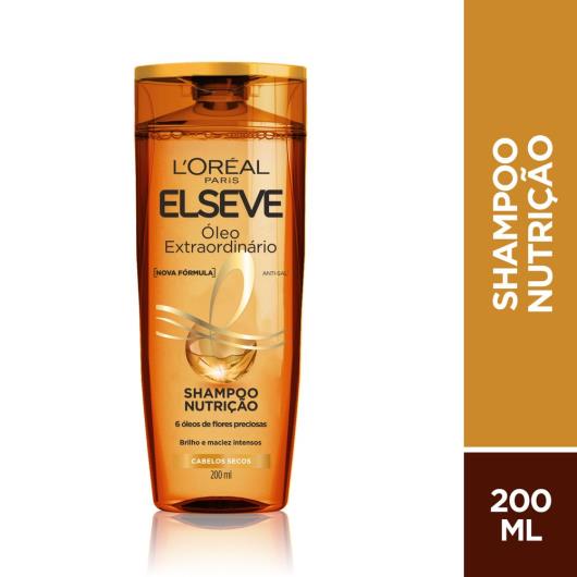 Shampoo Elseve L’Oréal óleo extraordinário para cabelos secos 200ml - Imagem em destaque