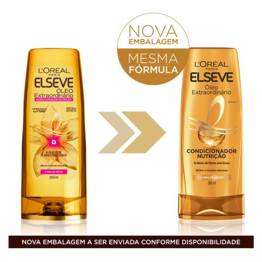 Condicionador Elseve óleo extraordinário nutrição 200ml - Imagem em destaque