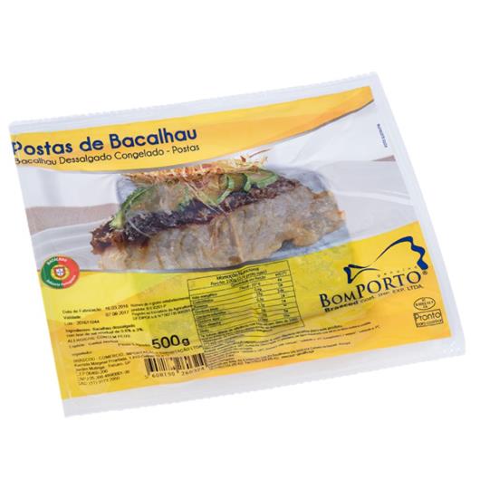 Posta Bacalhau Bom Porto Morhua Dessalgado  500g - Imagem em destaque