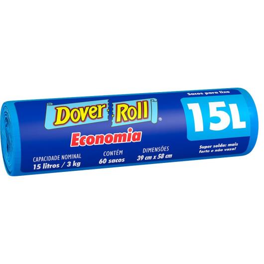 Saco De Lixo Dover Roll 15l c/ 60un - Imagem em destaque