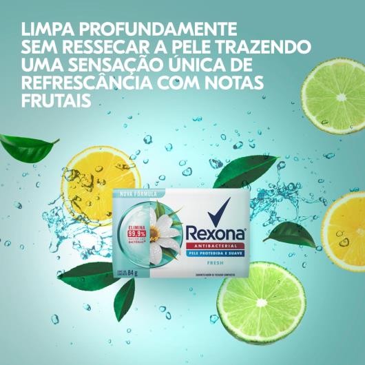 Sabonete em Barra Rexona Antibacterial Fresh 84g - Imagem em destaque