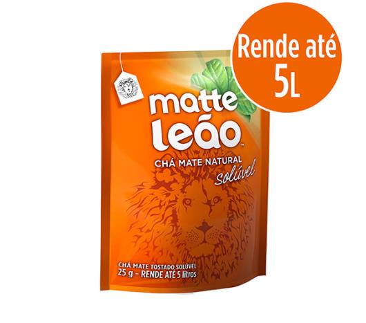 Chá Matte Leão natural solúvel sachê 25g - Imagem em destaque