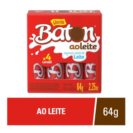 GAROTO Baton Chocolate Ao leite - Caixa 64g - Imagem em destaque