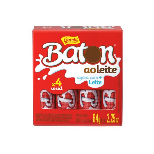 GAROTO Baton Chocolate Ao leite - Caixa 64g - Imagem em destaque