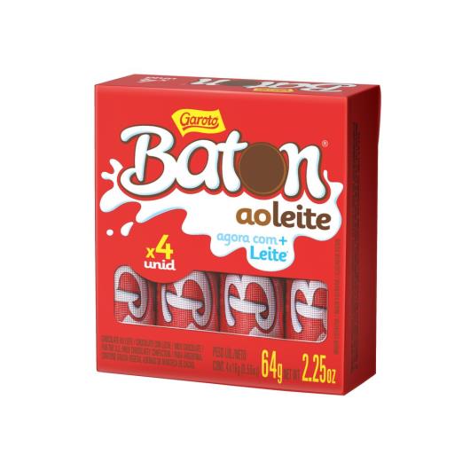 GAROTO Baton Chocolate Ao leite - Caixa 64g - Imagem em destaque