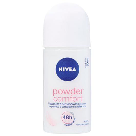 Desodorante Nivea roll on powder comfort 50ml - Imagem em destaque