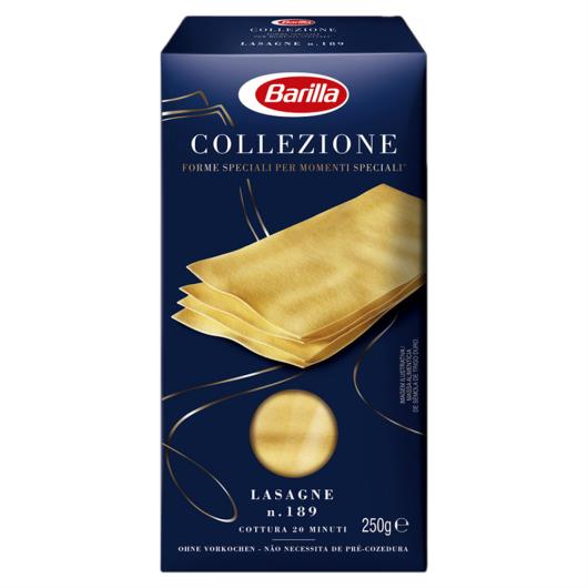 Massa para Lasanha Barilla Collezione Lasagne Caixa 250g - Imagem em destaque