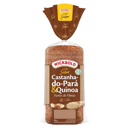 Pão Wickbold Grão Sabor Castanha-do-Pará e Quinoa 350g - Imagem em destaque