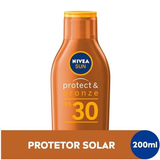 NIVEA SUN Protetor Solar Protect & Bronze FPS30 200ml - Imagem em destaque