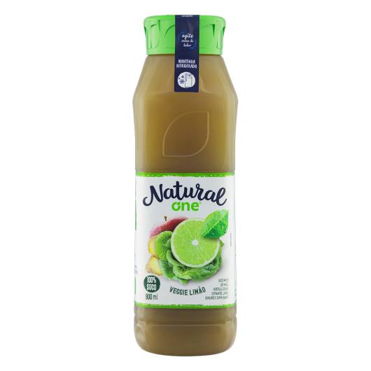 Suco Veggie Limão Natural One Refrigerado Garrafa 900ml - Imagem em destaque