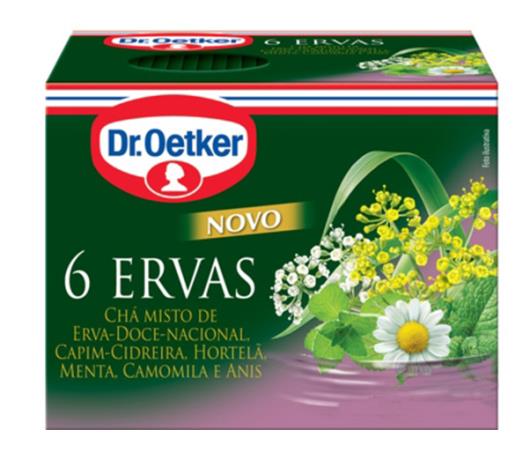Chá Oetker 6 ervas 15g - Imagem em destaque