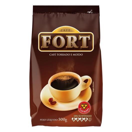 Café Fort 3 Corações em Pó Torrado e Moído 500G - Imagem em destaque