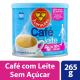 Café com Leite 3 Corações Solúvel em Pó Zero Açúcar Lata 265G - Imagem 7896005805473_0.jpg em miniatúra