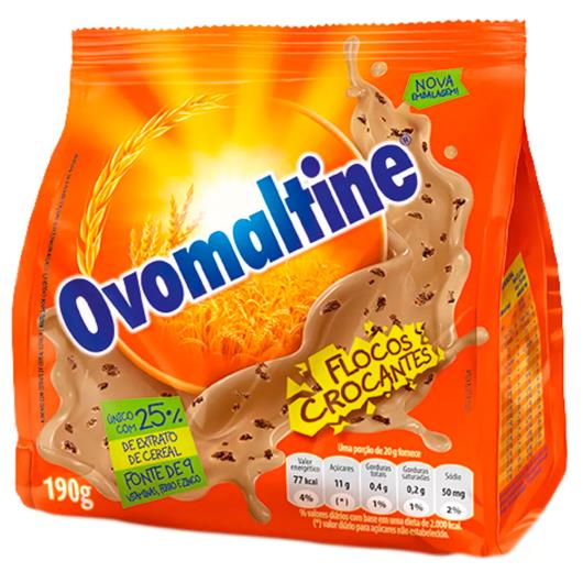Chocolate flocos crocantes Ovomaltine sache 190g - Imagem em destaque