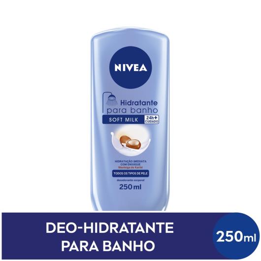 Hidratante Desodorante para Banho Nivea Soft Milk 250ml - Imagem em destaque