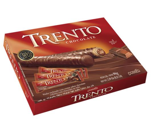 Wafer Trento chocolate 96g - Imagem em destaque