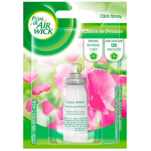Odorizante Bom Ar click spray Chuva de Petalas 12ml - Imagem em destaque