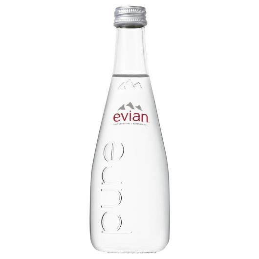 Água Mineral sem gás Evian Vidro 330ml - Imagem em destaque
