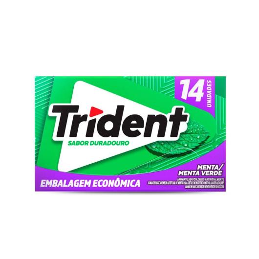 Chiclete Trident Menta Embalagem Econômica 25g - Imagem em destaque