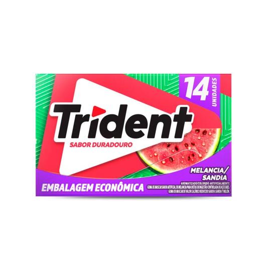 Chiclete Trident Melancia Embalagem Econômica 25g - Imagem em destaque