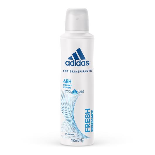 Desodorante Aerossol Antitranspirante Adidas Feminino Fresh 150ml - Imagem em destaque