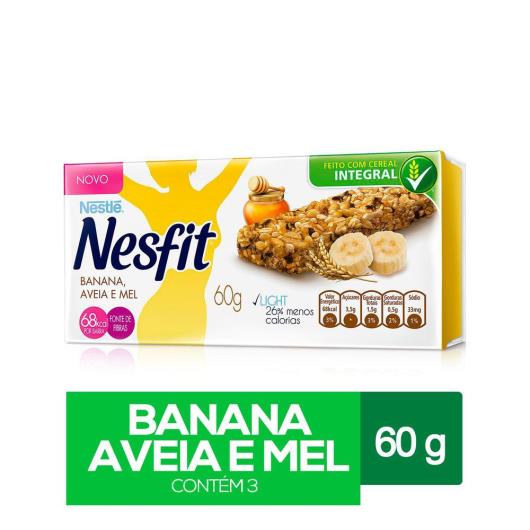 Barra Cereal Nesfit Banana Aveia e Mel 60g - Imagem em destaque
