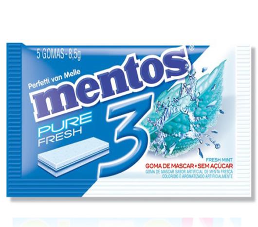 Goma Mentos pure fresh mint 8,5g - Imagem em destaque