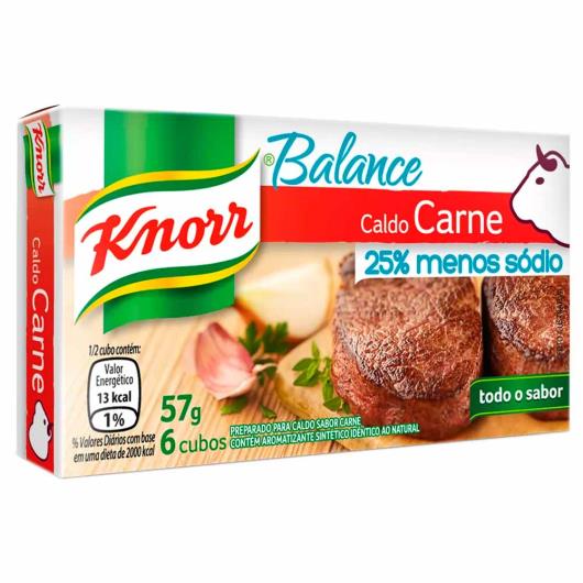 Caldo Knorr carne balance 6 cubos 57g - Imagem em destaque