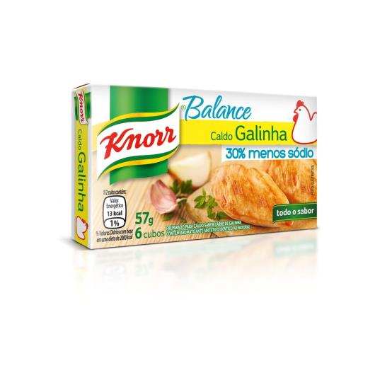 Caldo Knorr galinha balance 6 cubos 57g - Imagem em destaque