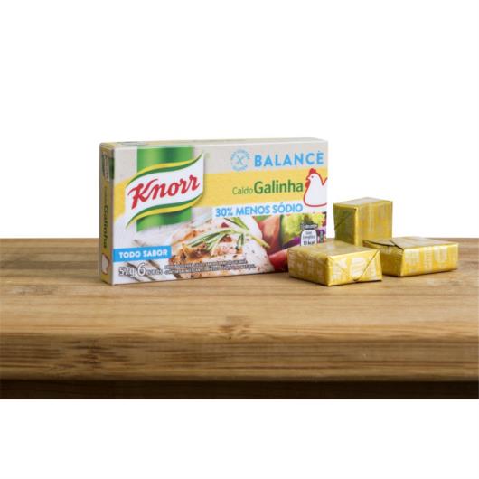 Caldo Knorr galinha balance 6 cubos 57g - Imagem em destaque